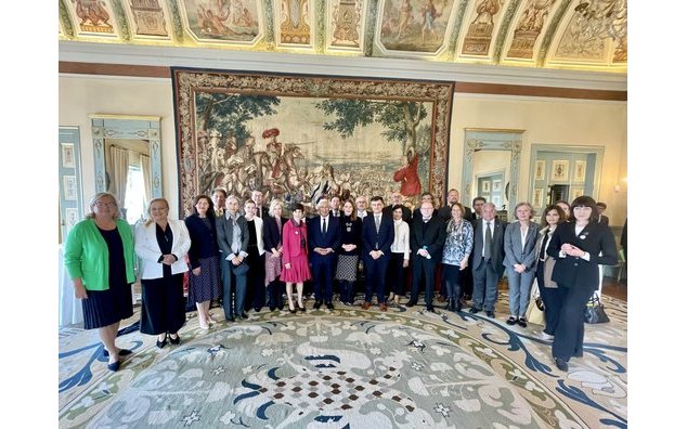 PFUE : réunion des ambassadeurs des Etats membres de l'Union européenne autour du Premier ministre António Costa